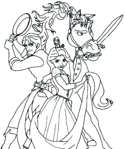 400x479 Princess Rapunzel Coloring Pages Coloring Games Coloring Pages