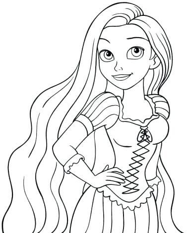 Rapunzel Coloring Pages For Kids Disney Princess Colouring 377x470 Rapunzel Coloring Pages For Kids Disney Princess Colouring