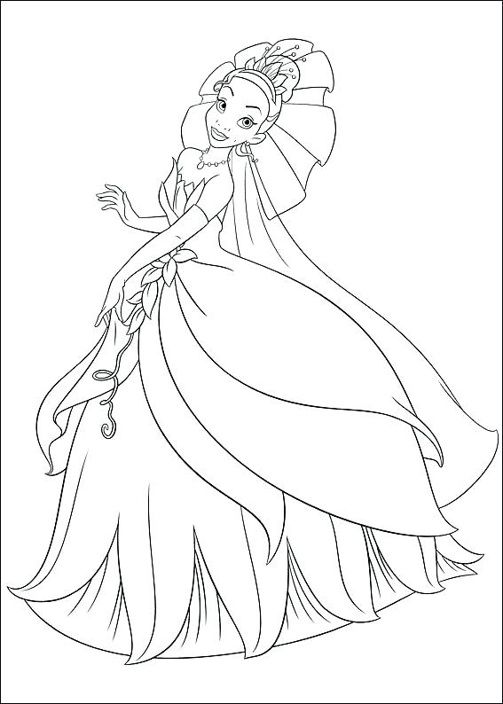 Disney Princess Tiana Coloring Pages at GetColorings.com | Free ...