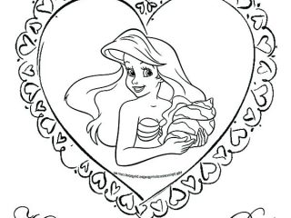 Princess Valentine Coloring Pages Disney Valentines Day Coloring 320x240 Princess Valentine Coloring Pages Disney Valentines Day Coloring