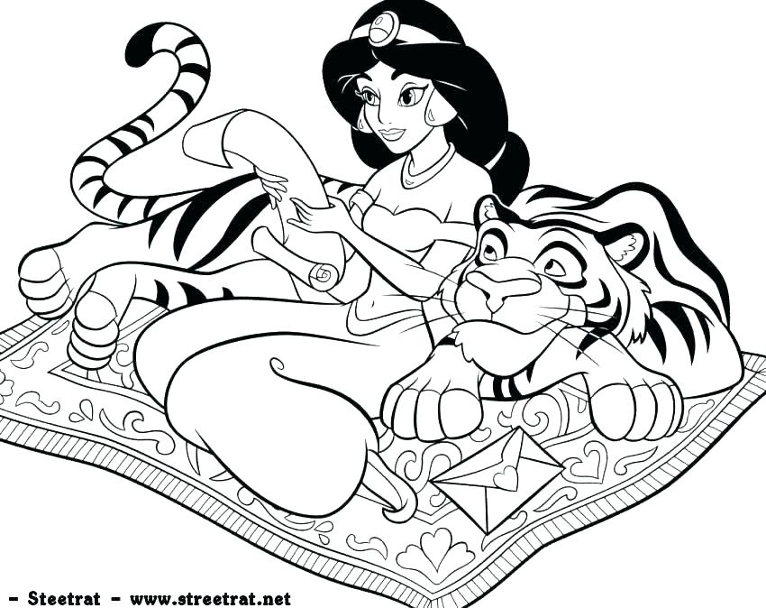 Disney Princesses Coloring Pages Ariel