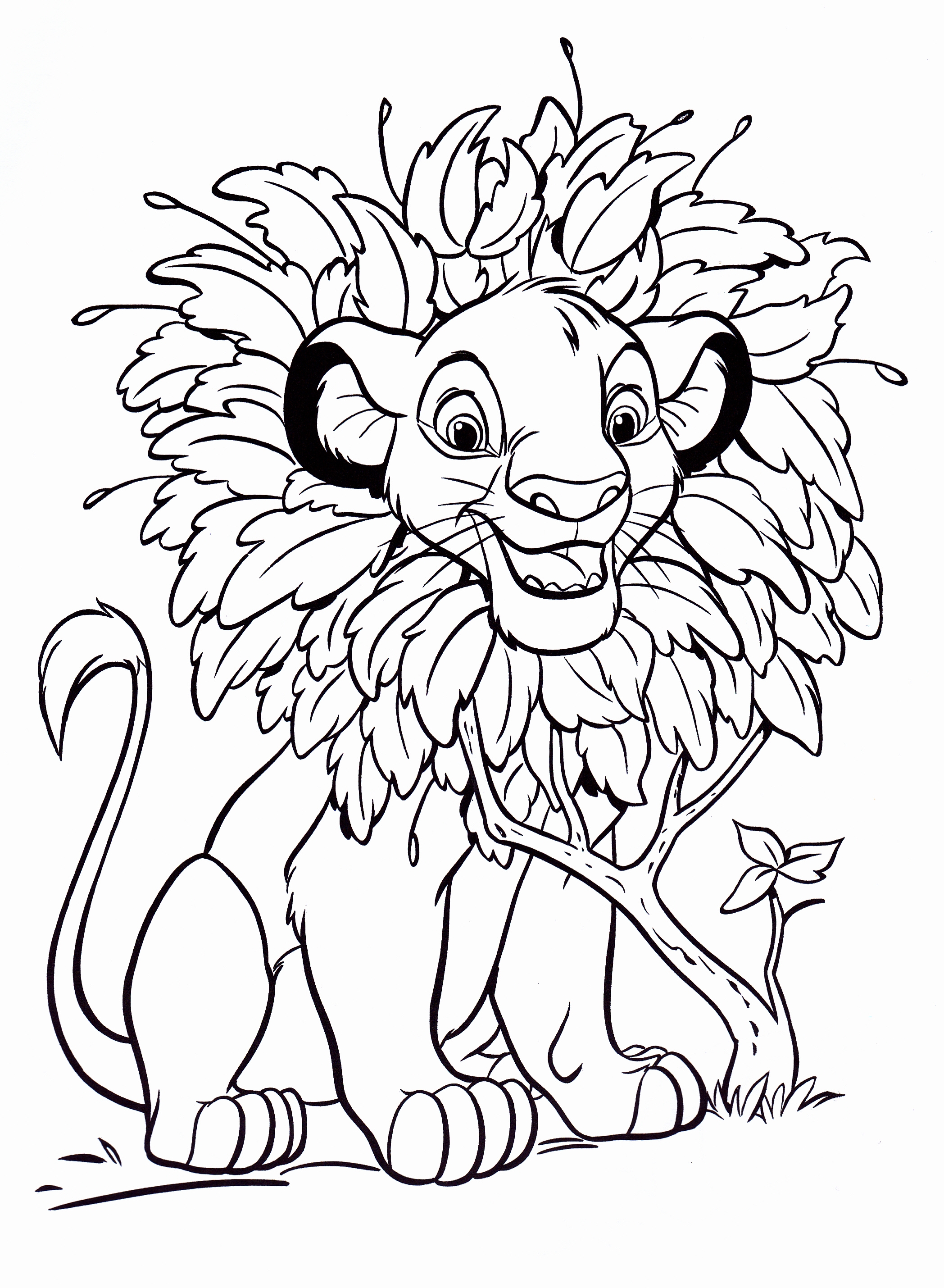 2096x2859 Coloring Pages Disney The Sun Flower Pages