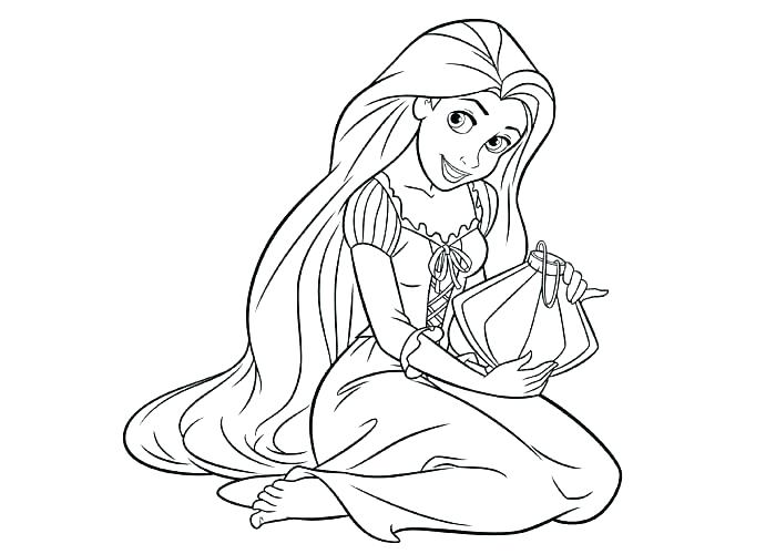 Disney Rapunzel Coloring Pages