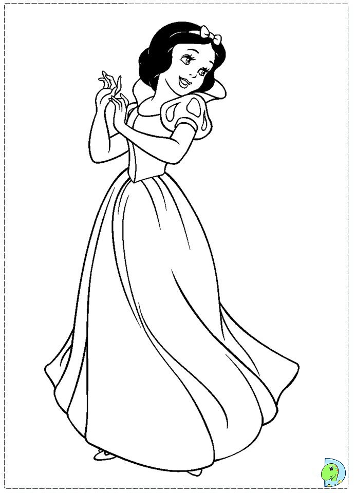 691x960 Snow White Coloring Pages Fantastic