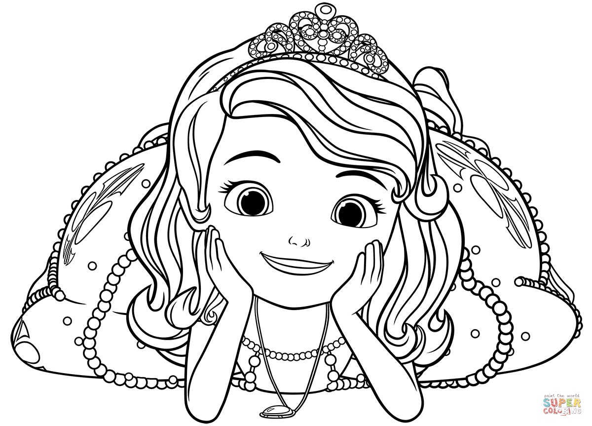 Disney Sofia Coloring Pages