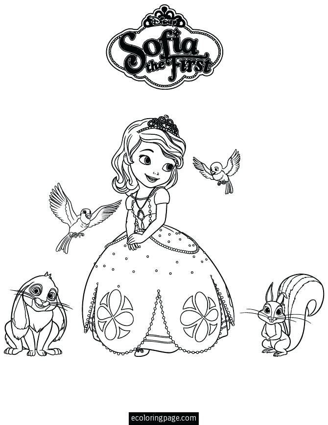 670x867 Sophia The First Coloring Page Disney Junior Sofia Coloring Pages