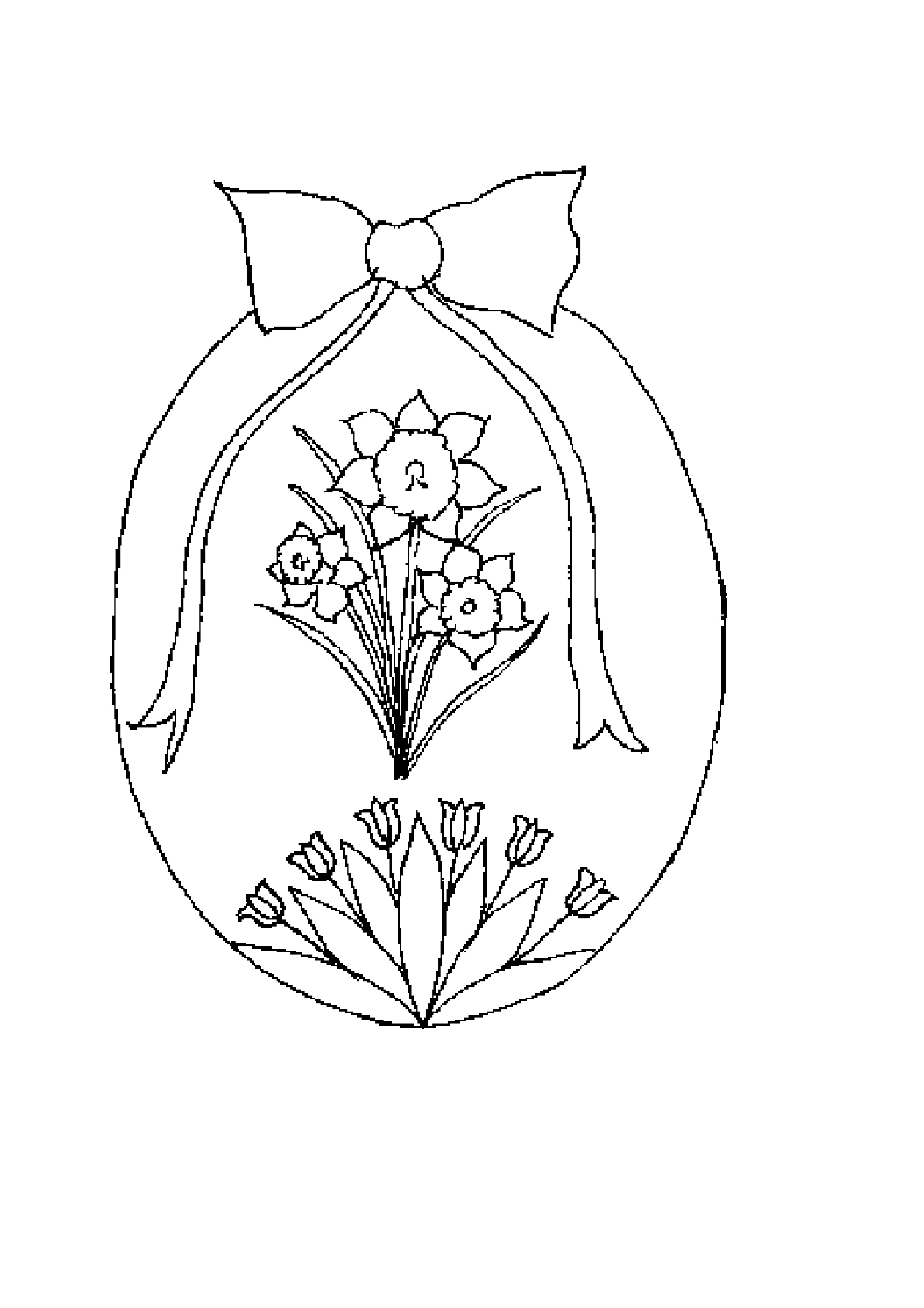 2479x3508 Easter Holiday Spring Coloring Pages Free For Kids Download Bunny