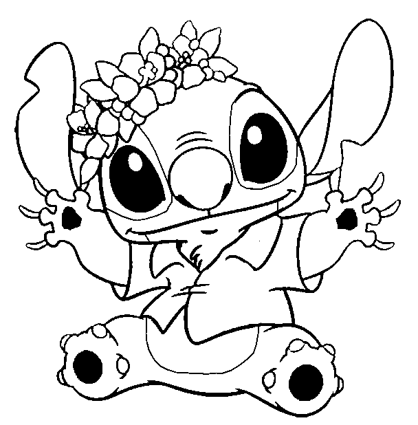 Stitch Funny Lilo And Stitch Coloring Pages Stitch 608x618 Stitch Funny Lilo And Stitch Coloring Pages Stitch