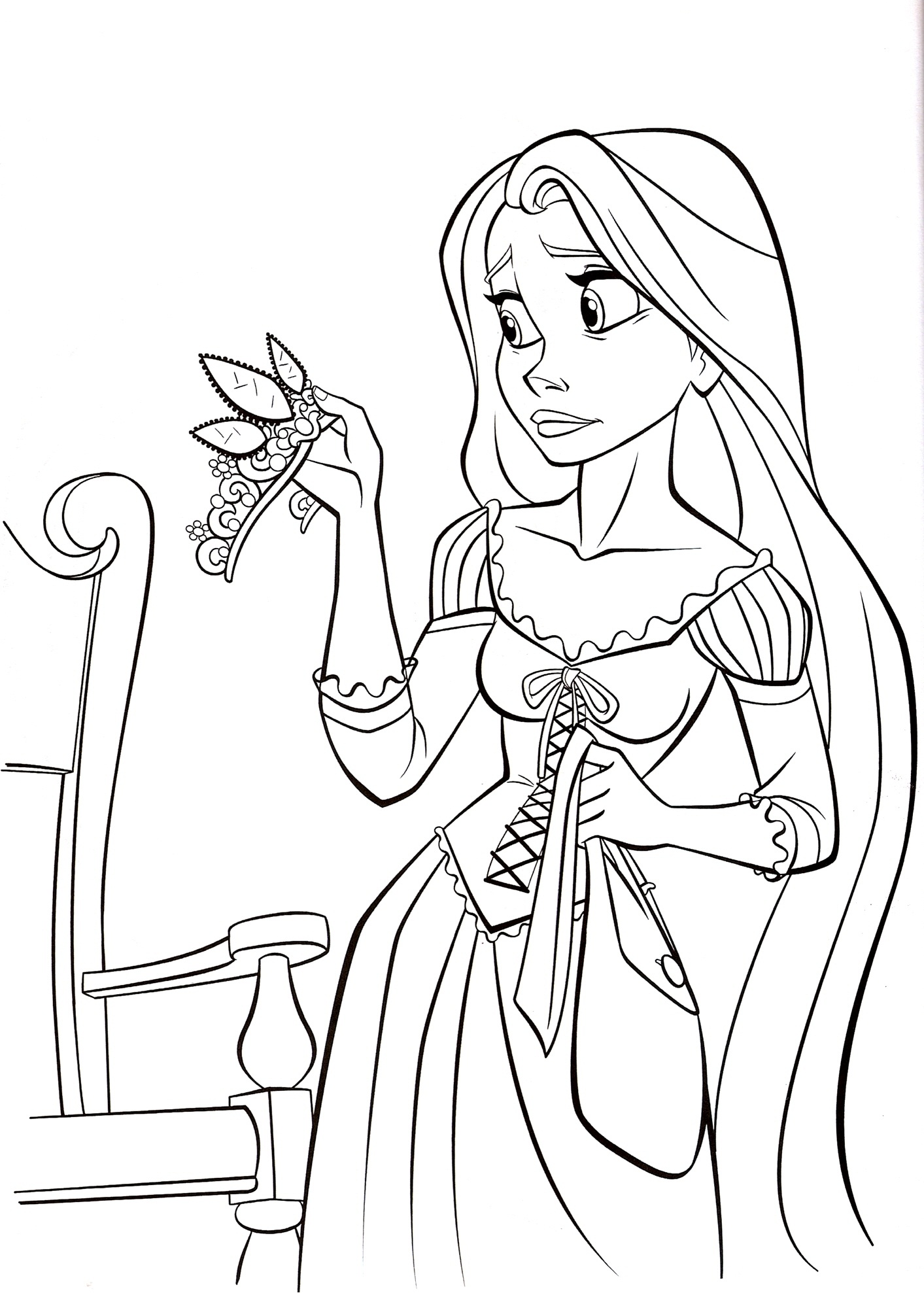 1413x1977 Disney Tangled Coloring Pages