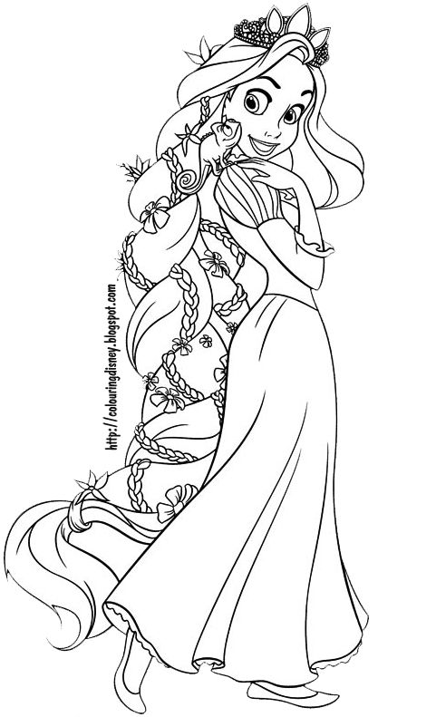 481x791 Disney Coloring Pages Tangled Coloring Pages Of Rapunzel