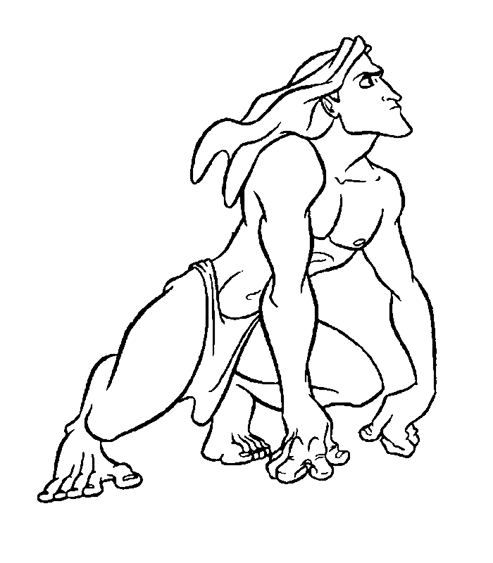 Tarzan Coloring Pages 700x800 Tarzan Coloring Pages