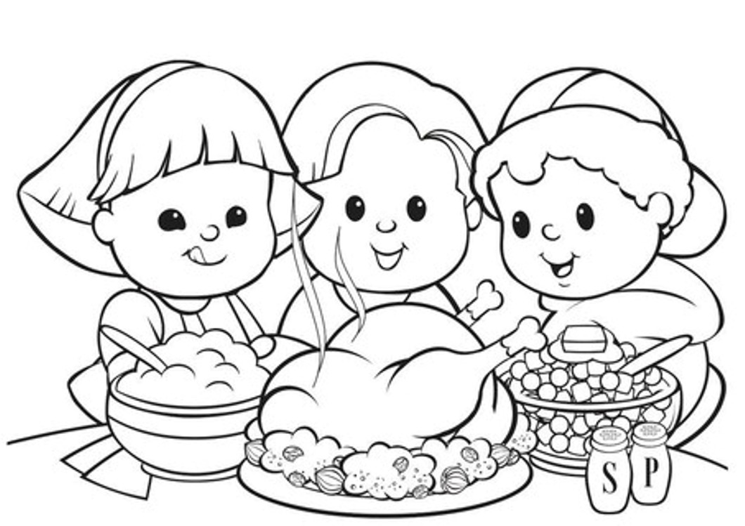 Full Thanks Giving Coloring Pages Top For Kids Thanksgiving Meal 1060x749 Full Thanks Giving Coloring Pages Top For Kids Thanksgiving Meal