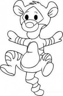 223x338 Printable Disney Winnie The Pooh Baby Tigger Coloring Pages