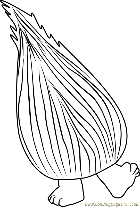 Fuzzbert From Trolls Coloring Page 543x800 Fuzzbert From Trolls Coloring Page