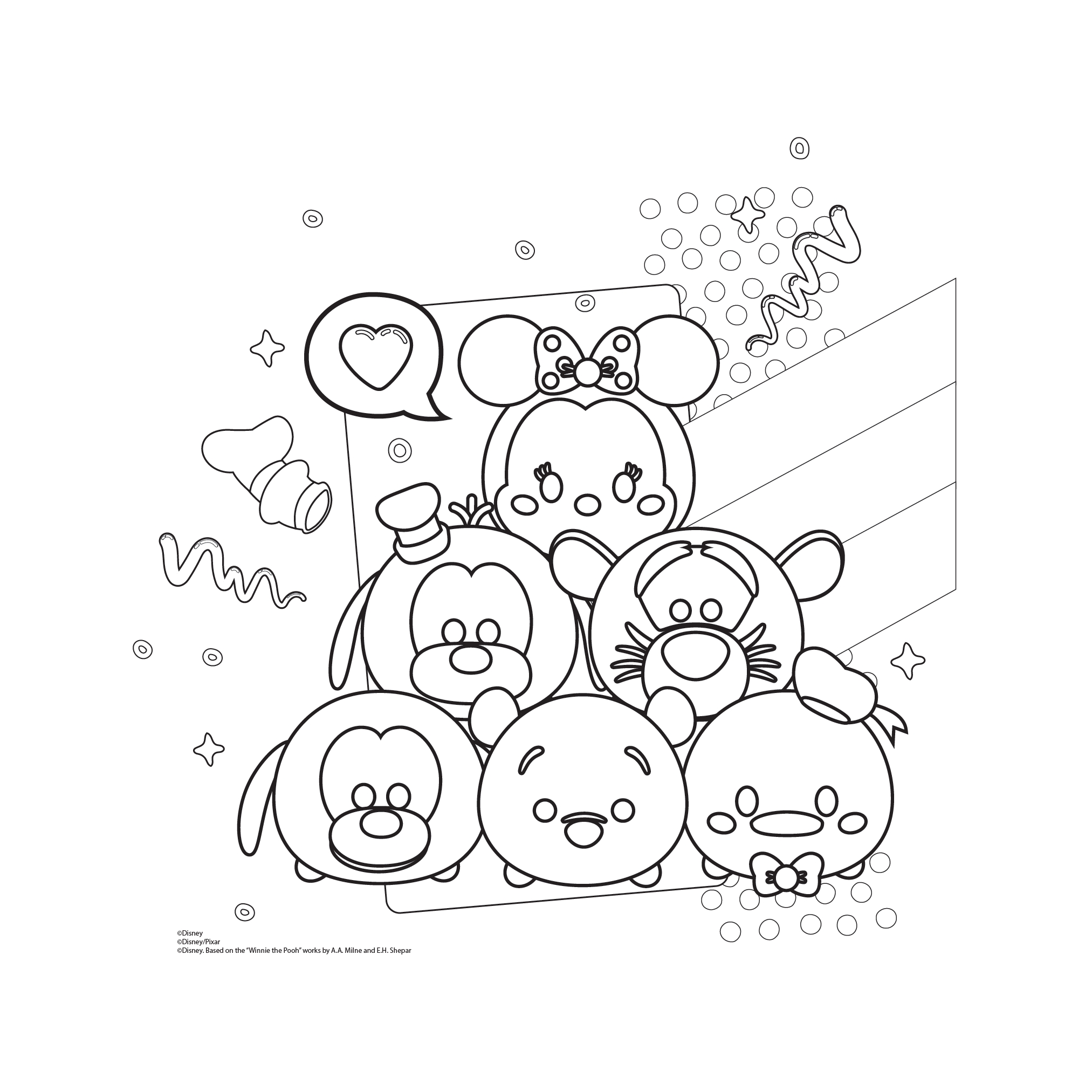 2025x2025 New Sum Sum Disney Coloring Pages Gallery Printable Coloring Sheet