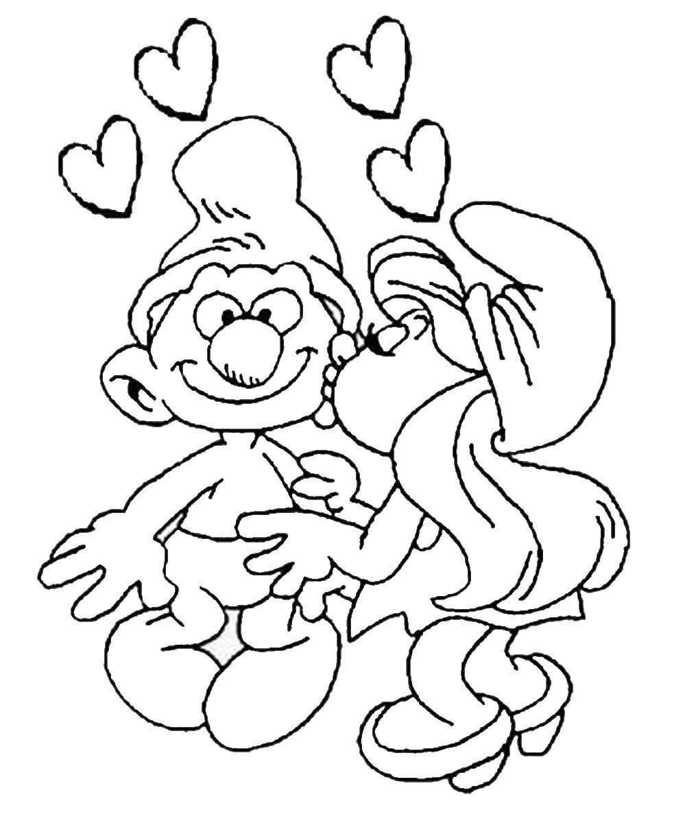 1015x1200 Valentine's Day Coloring Pages