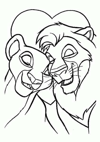 423x600 Disney Valentine Coloring Pages Disney Valentines Day Coloring