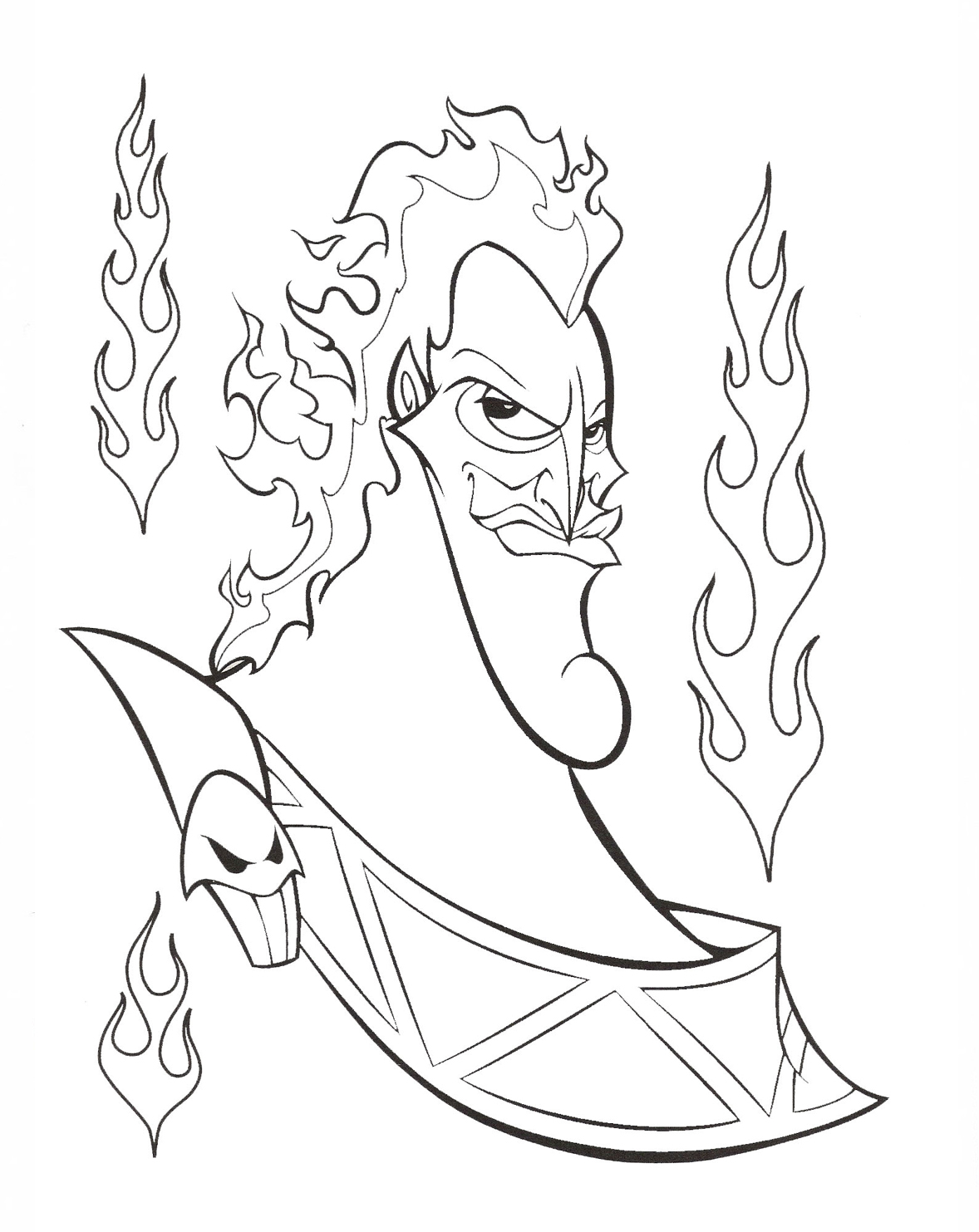 1178x1483 Disney Villains Coloring Pages