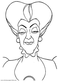236x335 Disney Villains Coloring Pages Disney Villains Compilation By