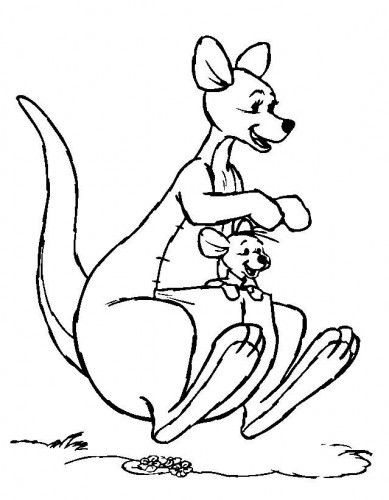 Winnie The Pooh Colouring Pictures Elegant Disney Cartoons Kanga 389x500 Winnie The Pooh Colouring Pictures Elegant Disney Cartoons Kanga