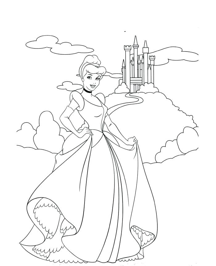 Disney World Castle Coloring Pages 700x862 Disney World Castle Coloring Pages