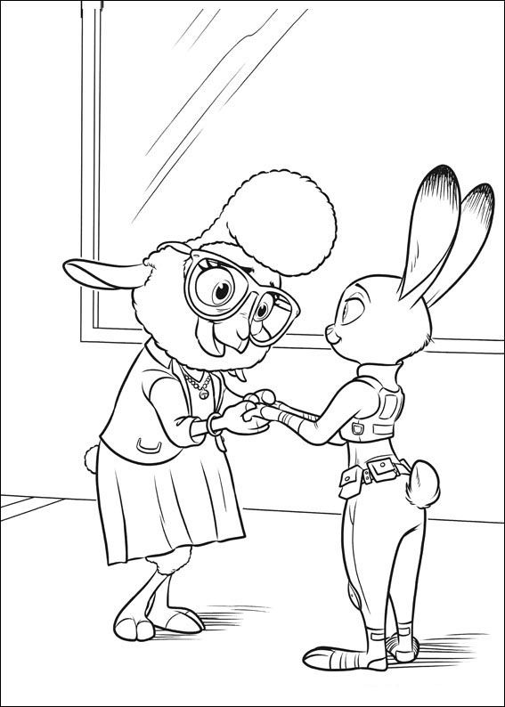 Zootopia Coloring Pages 28 Free Colouring Pages 567x794 Zootopia Coloring Pages 28 Free Colouring Pages