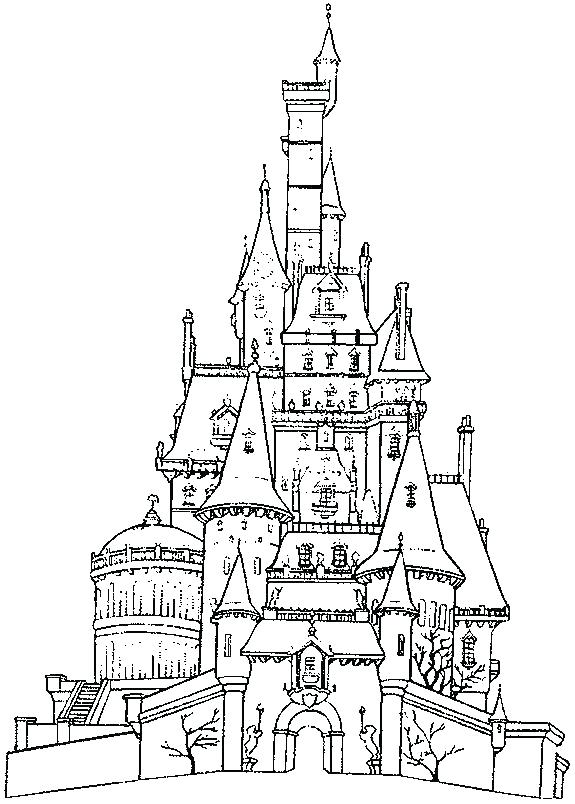 575x804 Castle Coloring Page Be The Ruler Of Your Castle The Will Love