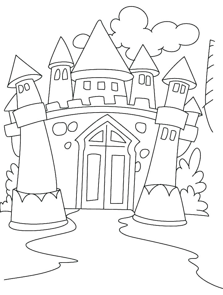 720x954 Disney Castle Coloring Page Castle Coloring Page Fresh Castle