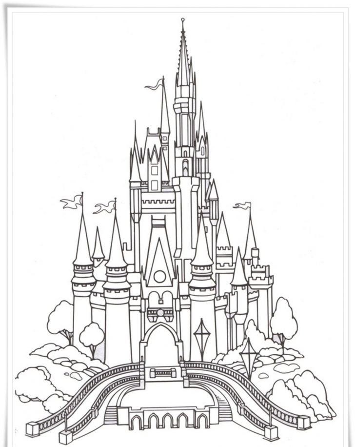 728x916 Introducing Disneyland Coloring Pages Mayapurjacouture Com