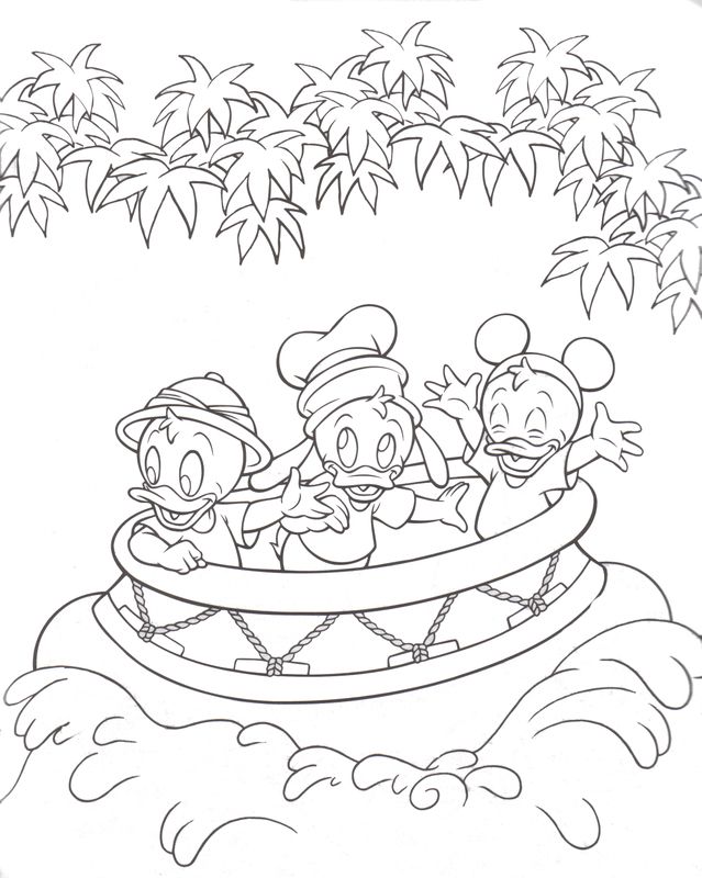 Disneyland Rides Coloring Pages