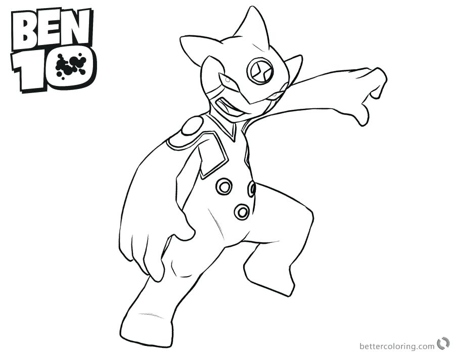 900x700 Ben 10 Coloring Pages Free