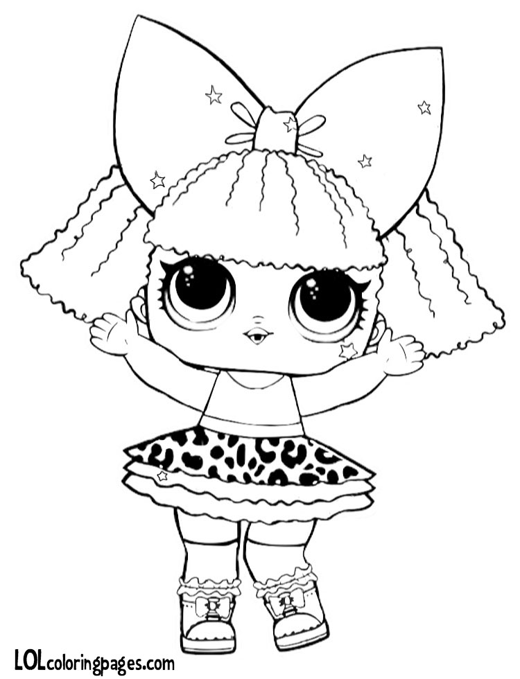 750x980 Glitter Diva Coloring Page Lol Surprise Doll Coloring Pages