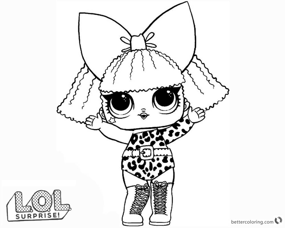 1000x800 Lol Surprise Doll Coloring Pages Diva