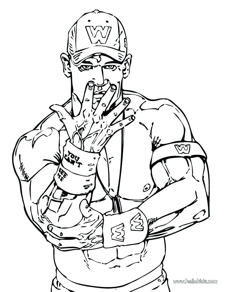 736x951 Coloring Pages. Wwe Coloring Book
