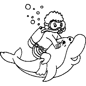 Scuba Diving Coloring Sheet 300x300 Scuba Diving Coloring Sheet