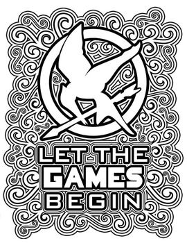 270x350 The Hunger Games Coloring Pages Book Hunger Games, Gaming And Books