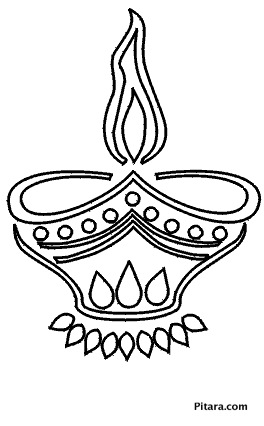 264x426 Diwali Coloring Pages Pitara Kids Network