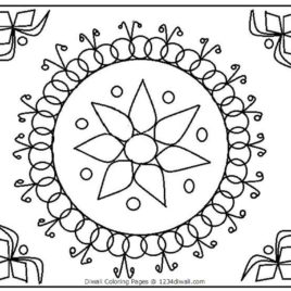 268x268 Diwali Coloring Pages For Kids All About Coloring Pages