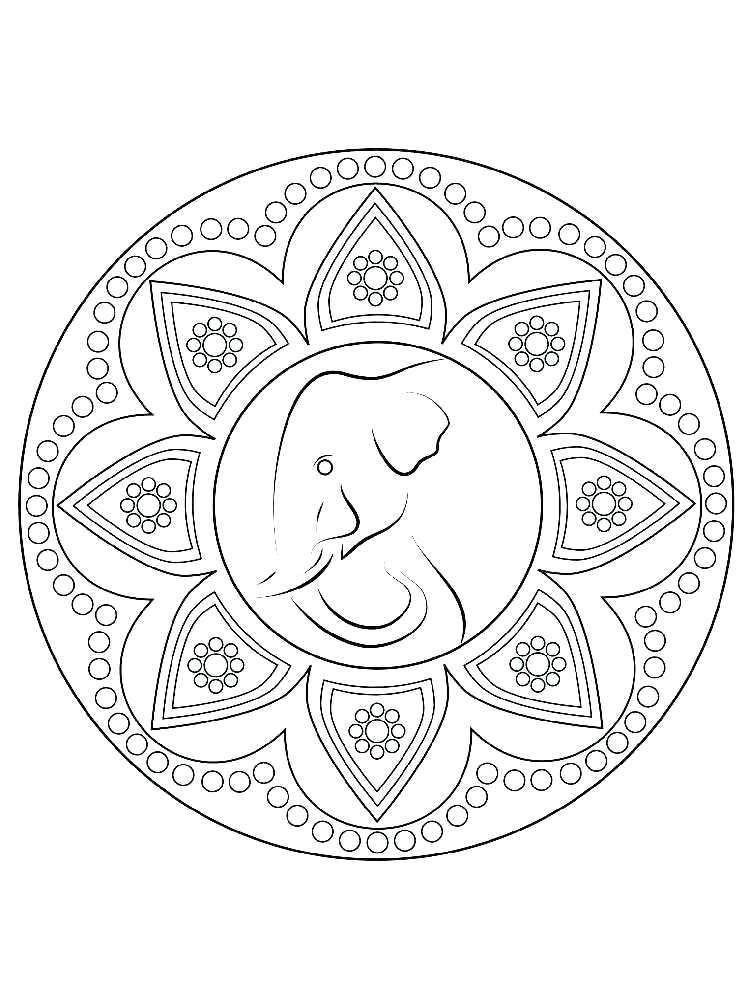 Diwali Rangoli Coloring Pages at GetColorings.com | Free printable