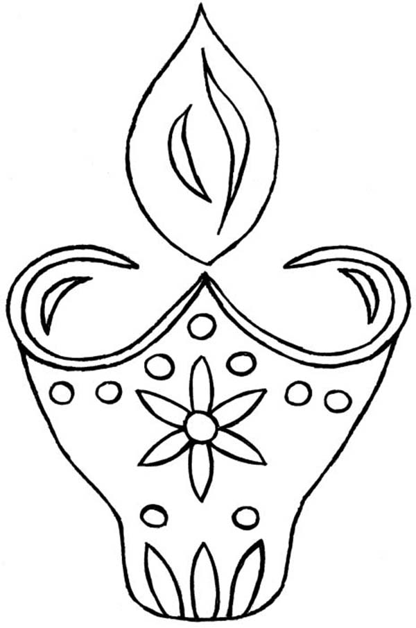 600x905 Diwali Lights Coloring Pages Page Here Home Light Festival