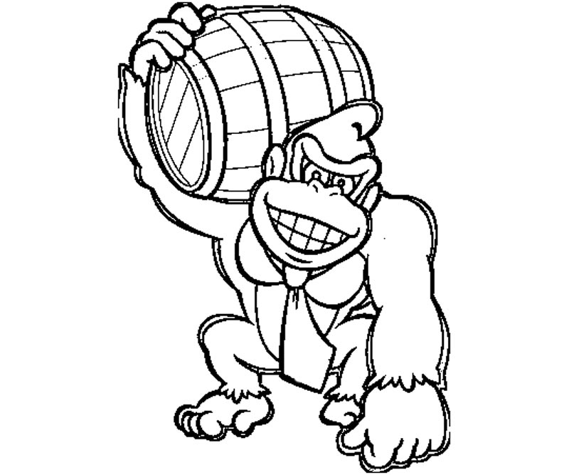 800x667 Dk Coloring Pages Fancy Donkey Kong Coloring Pages 41 In Seasonal