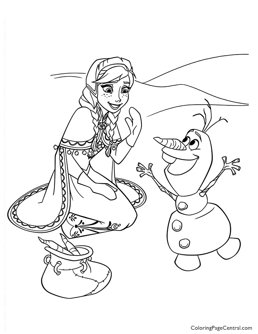 850x1100 Frozen 13 Coloring Page Coloring Page Central