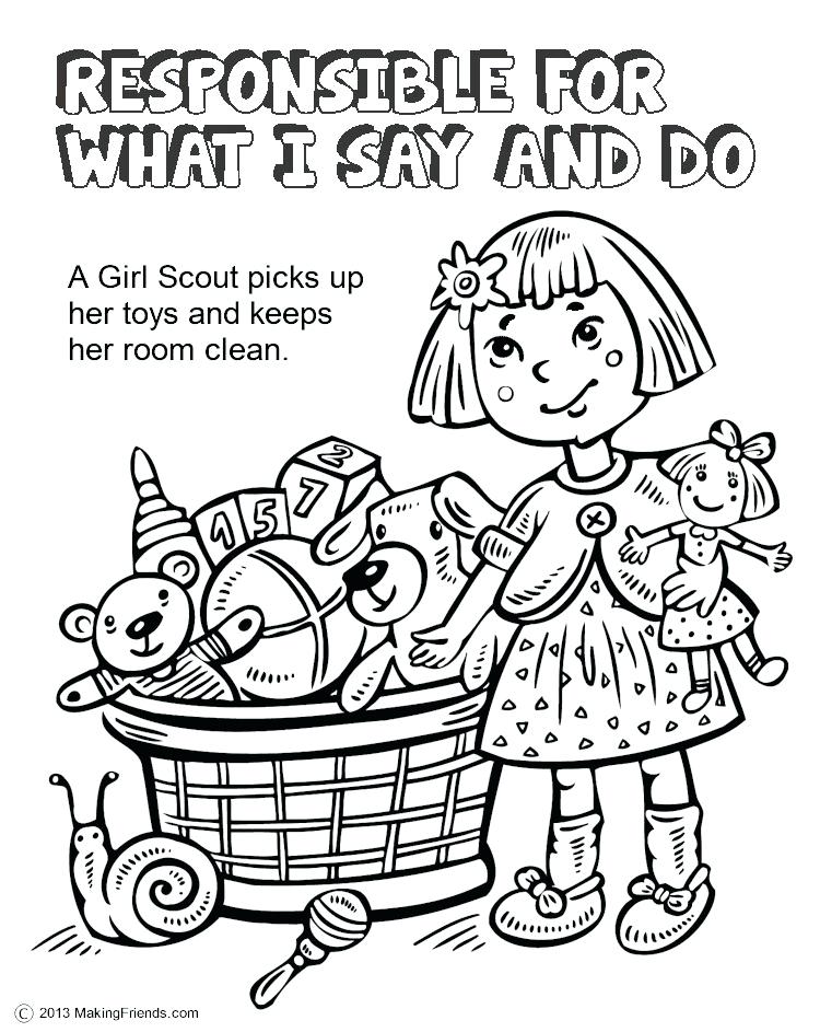 Coloring Pages For Girl Scouts Girl Scouts Responsible For What I 750x943 Coloring Pages For Girl Scouts Girl Scouts Responsible For What I