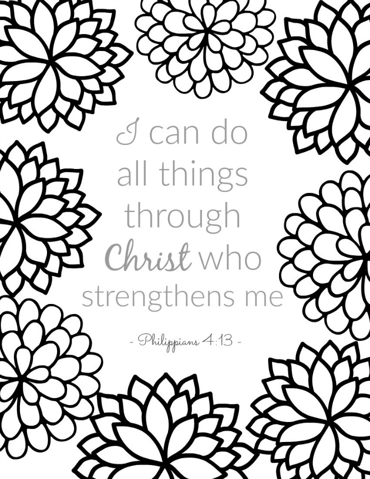 Free Printable Scripture Verse Coloring Pages 740x958 Free Printable Scripture Verse Coloring Pages