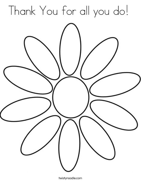 Thank You For All You Do Coloring Page 468x605 Thank You For All You Do Coloring Page