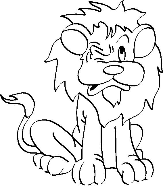 Lions Coloring Page 16 567x655 Lions Coloring Page 16