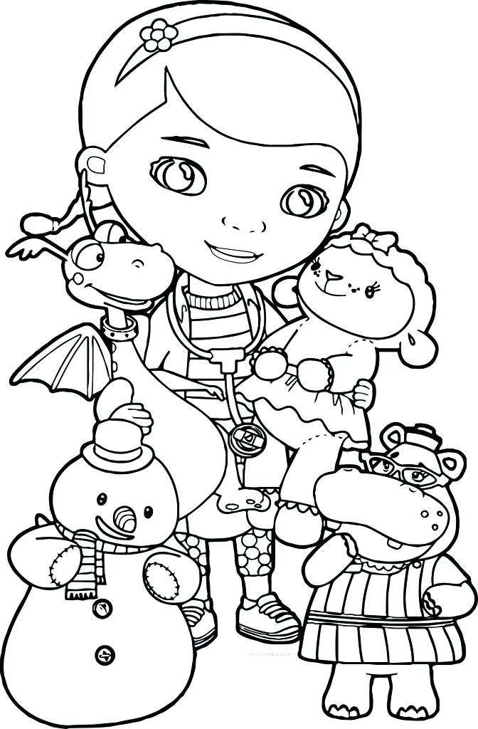 672x1024 Doc Coloring Pages Spectacular Free Printable Cartoons Sheets