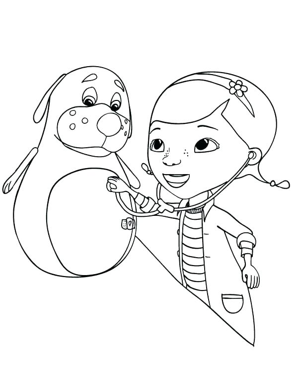 Doc Mcstuffins Coloring Pages 600x776 Doc Mcstuffins Coloring Pages