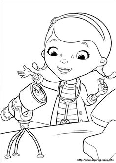 Doc Mcstuffins Coloring Pages 236x330 Doc Mcstuffins Coloring Pages