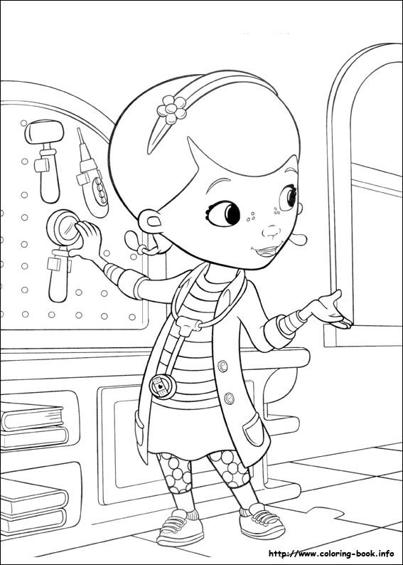 Doc Mcstuffins Coloring Picture Disney Coloring Pages 567x794 Doc Mcstuffins Coloring Picture Disney Coloring Pages